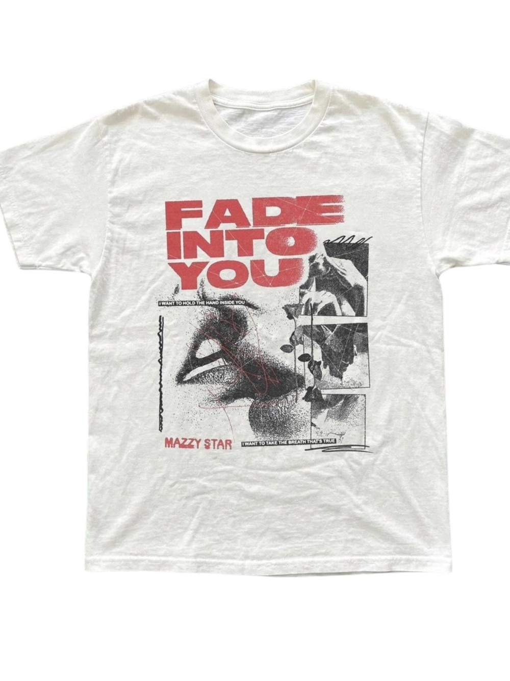 Gildan White 'Fade Into You' Graphic Tee